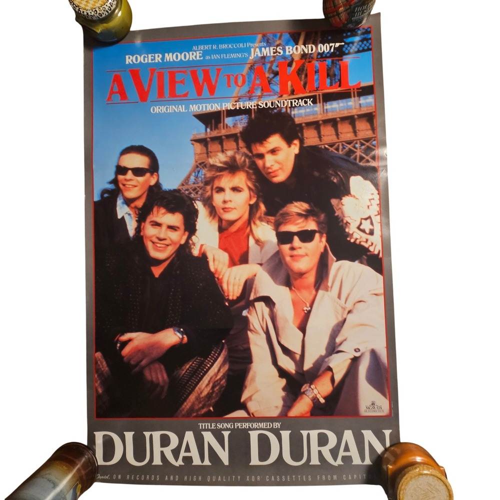 Duran Duran A View to a Kill 24x36 1985 Promo Poster James Bond Movie Soundtrack